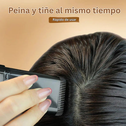 Peine portátil para teñir el cabello y cubrir las canas – Impermeable y resistente al sudor 🔥