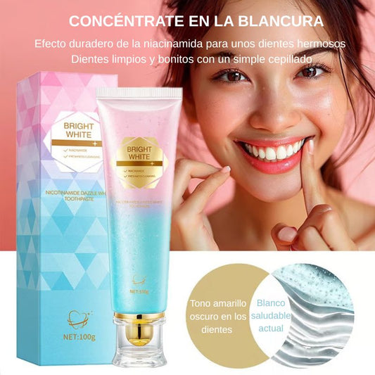 🦷 Pasta dental blanqueadora con niacinamida – ¡Para unos dientes más sanos y más blancos!